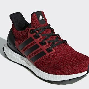 NEW Adidas Ultraboost 4.0 Power Red Core Black Size 10 US 9.5 UK 44 EUR EE3703
